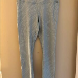 Lululemon Light Blue Patterned Leggings